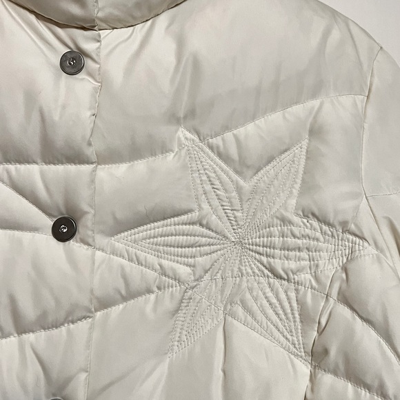 Super unique and beautiful Italian reversible down jacket - Picture 5 of 14